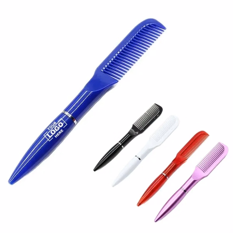 2-in-1 Ballpoint Pen With Built-In Comb