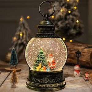 Snow Globe Light Up Lamp