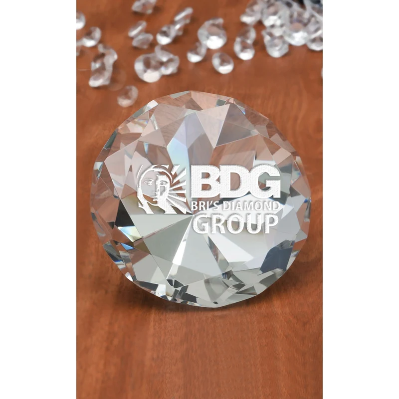 Large Diamante Paperweight 1