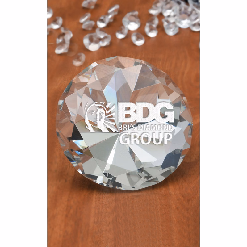 Large Diamante Paperweight
