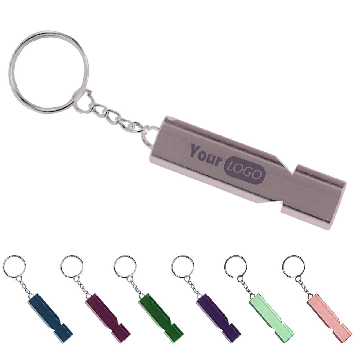 Aluminum Outdoor Double Tube Life-Saving Equipment Whistle 1