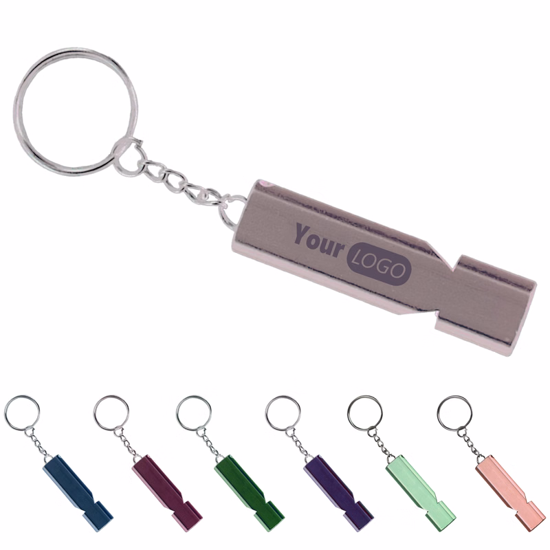 Aluminum Outdoor Double Tube Life-Saving Equipment Whistle