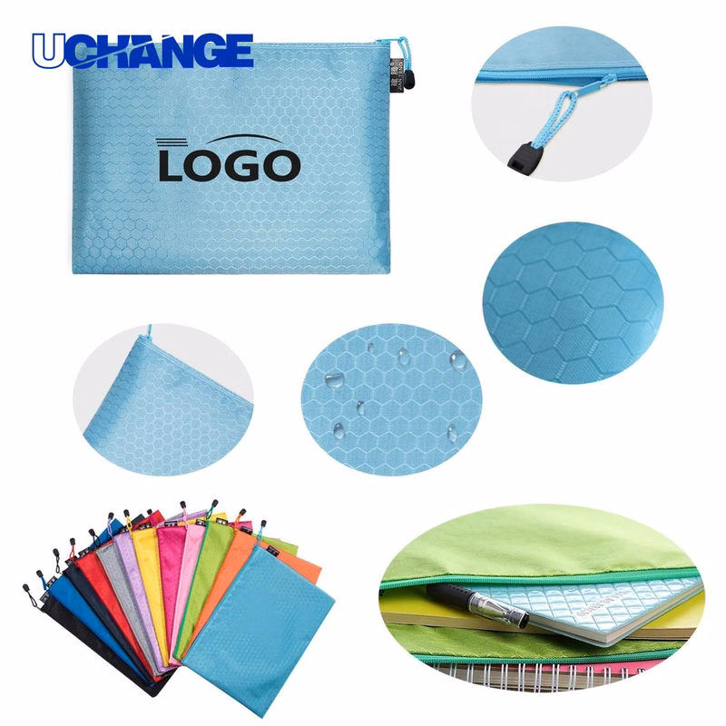 A4 Zipper File Document Bag