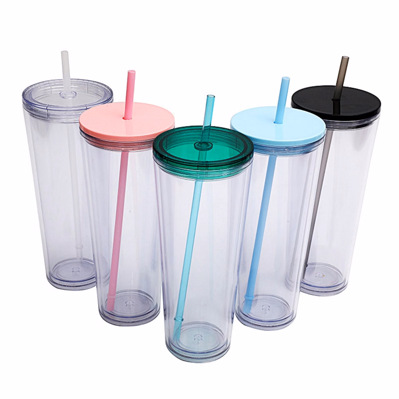 26 oz Fashion Double Layer Straw Cup
