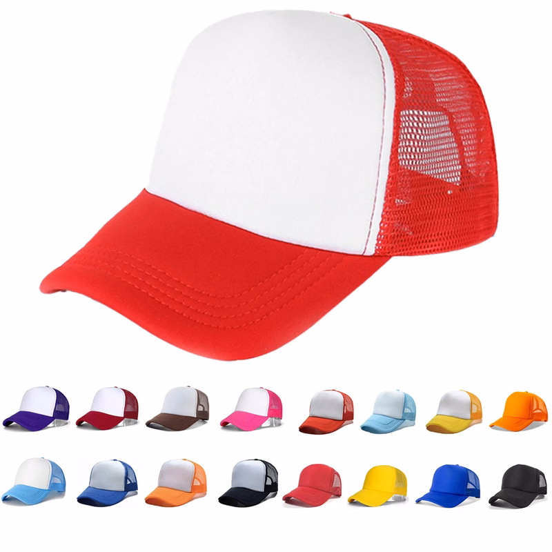 Sunshade Baseball Mesh Hat Colored Advertising