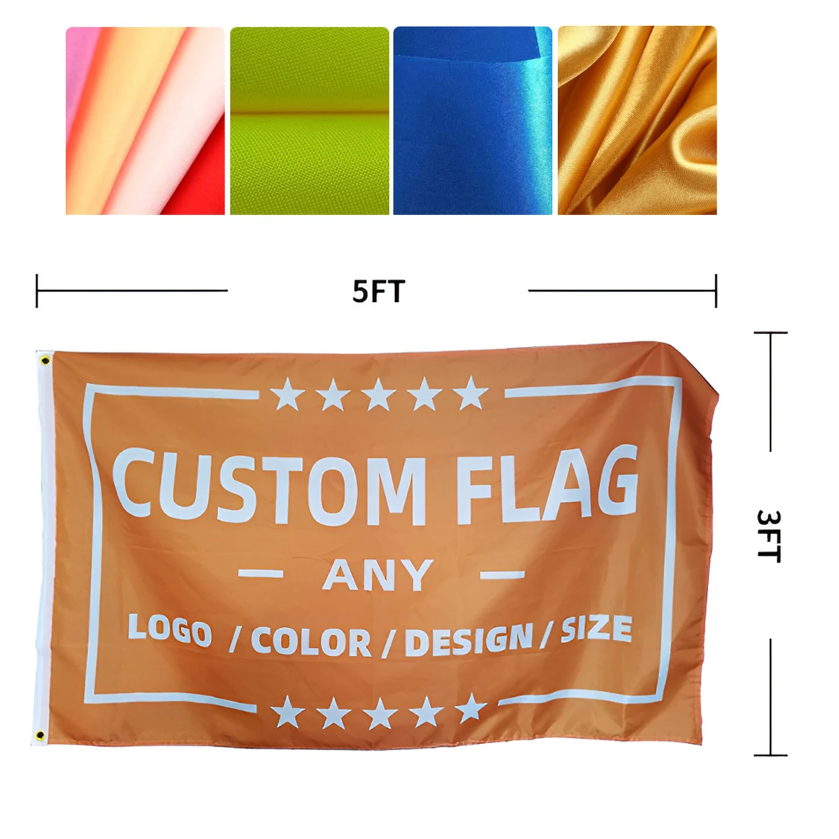 MOQ 10 PCS Durable Custom 3X5 Ft Flag 1