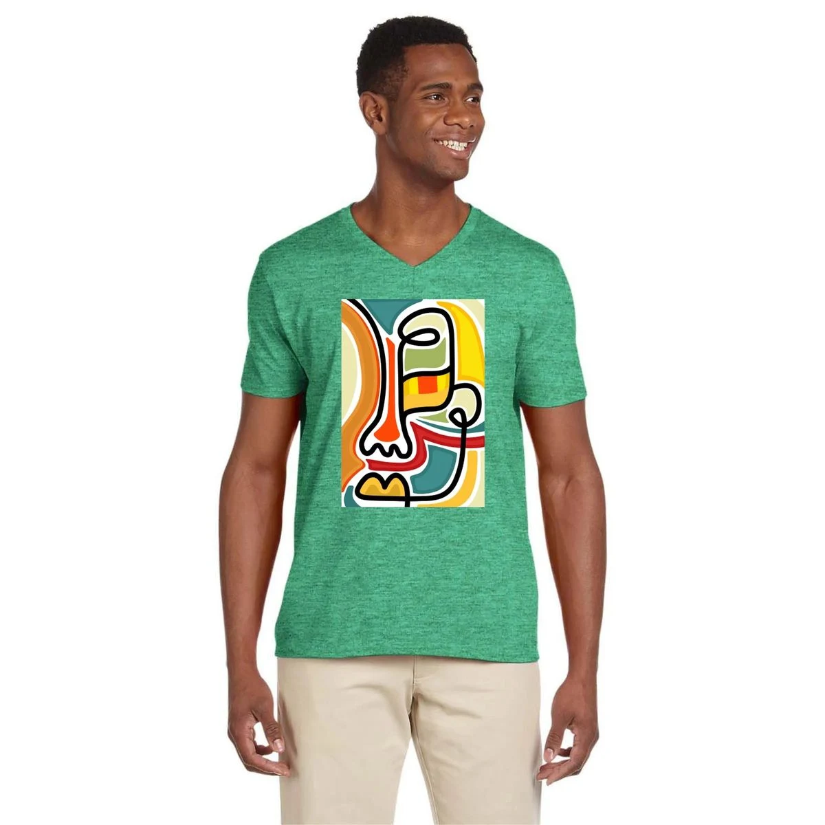 Gildan Softstyle V-Neck T-Shirt 1