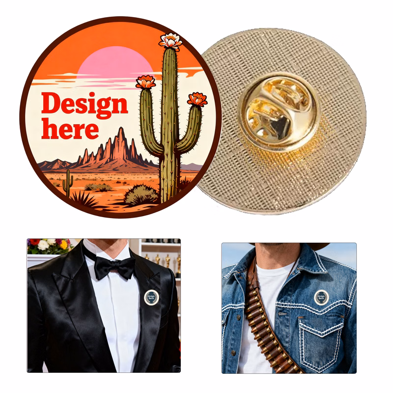 Custom Sports Team Pins Corporate Logo Badges
