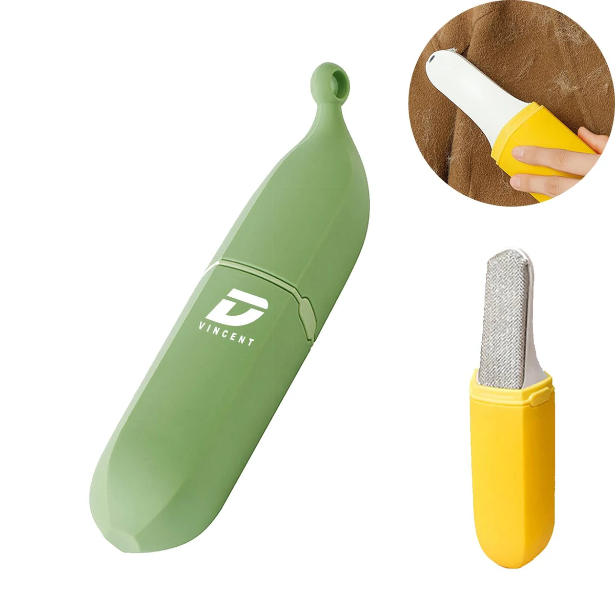Plastic Suspensible Banana Lint Roller 1