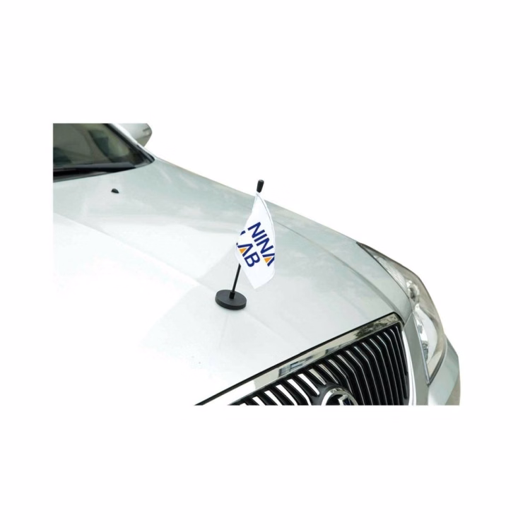 5.5"x8.25" Stationary Double-Sided Magnetic Car Hood Flag