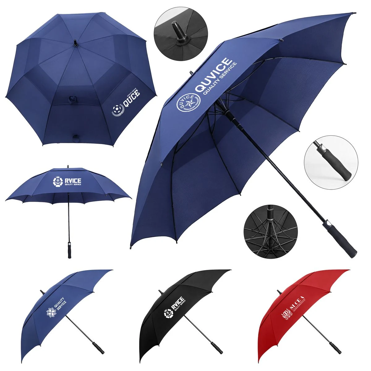 Airflow Dual Roof Windproof Parasol 1