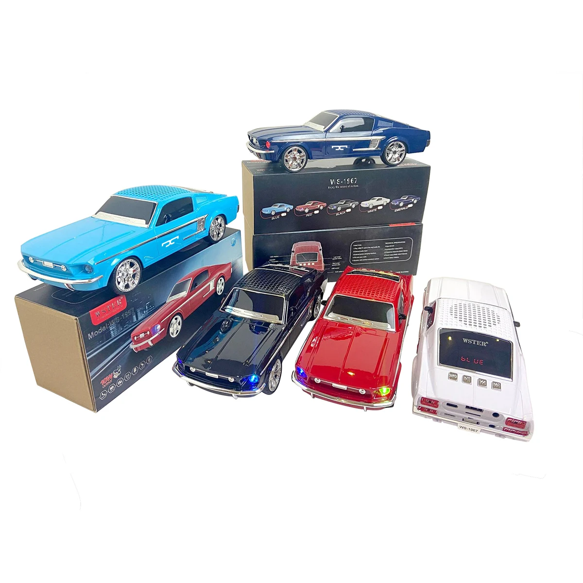 SonicWave Drive Fastback Muscle Car Bluetooth Speaker 1