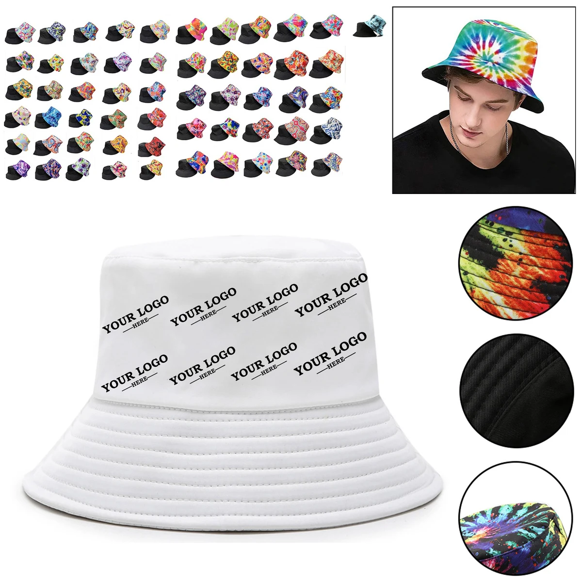 Tye Dye Bucket Hat 1
