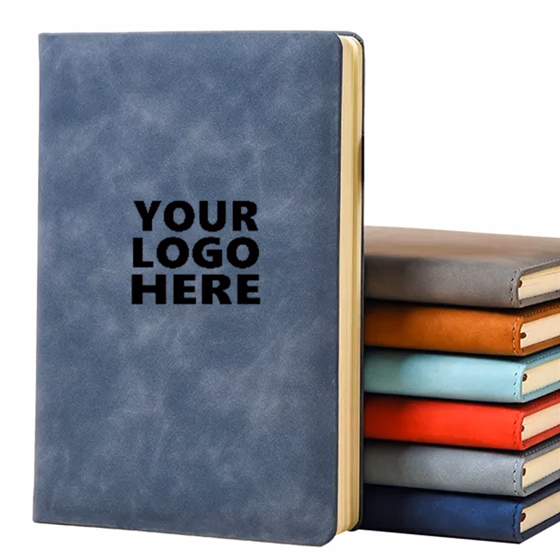 A5 PU Leather Notebook 100 Pages with Ribbon Marker