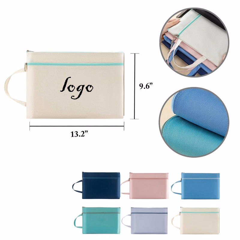 MOQ50 Waterproof Document Pouch With Handle