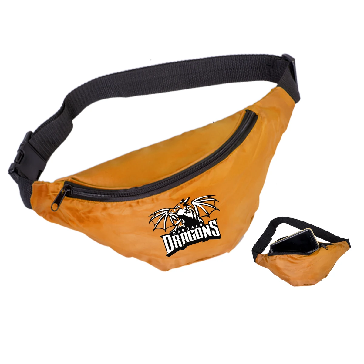 One Pocket Nylon Fanny Pack 1