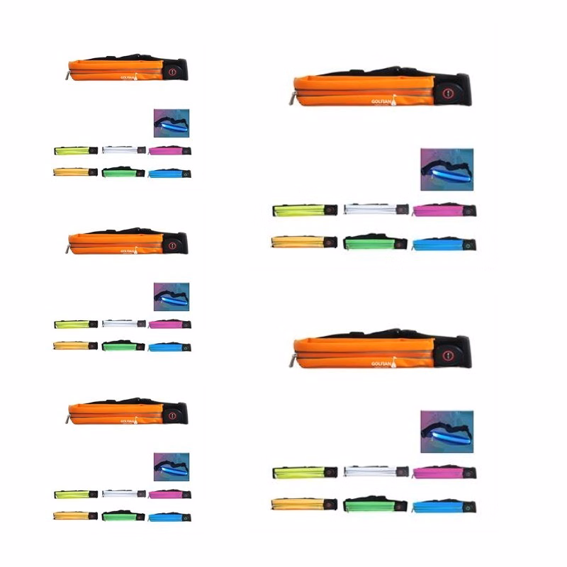 LED Luminous Running Belt Pocket