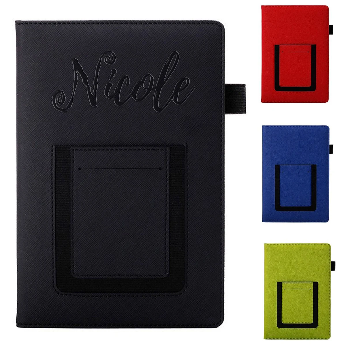 A5 PU Lined Notebook w/ Pocket 1