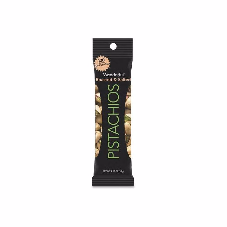 Wonderful Pistachios - Roasted & Salted 1.25oz 12 Pack