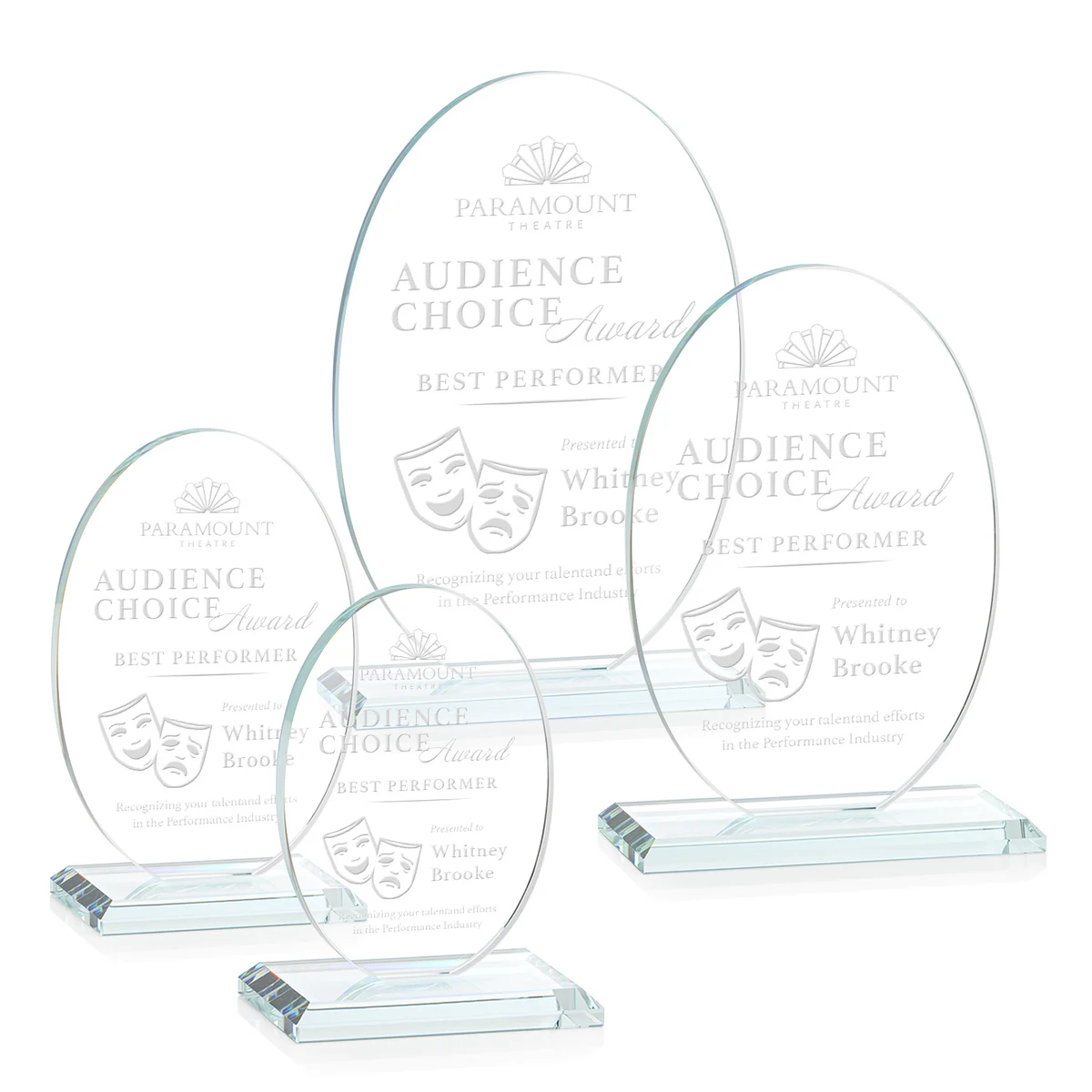 Austin Award (Vert) - Clear 1