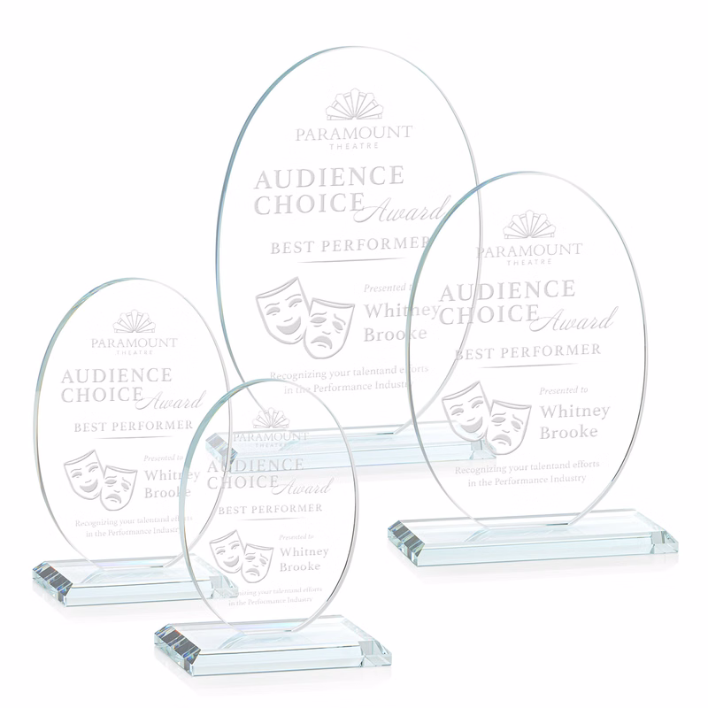 Austin Award (Vert) - Clear