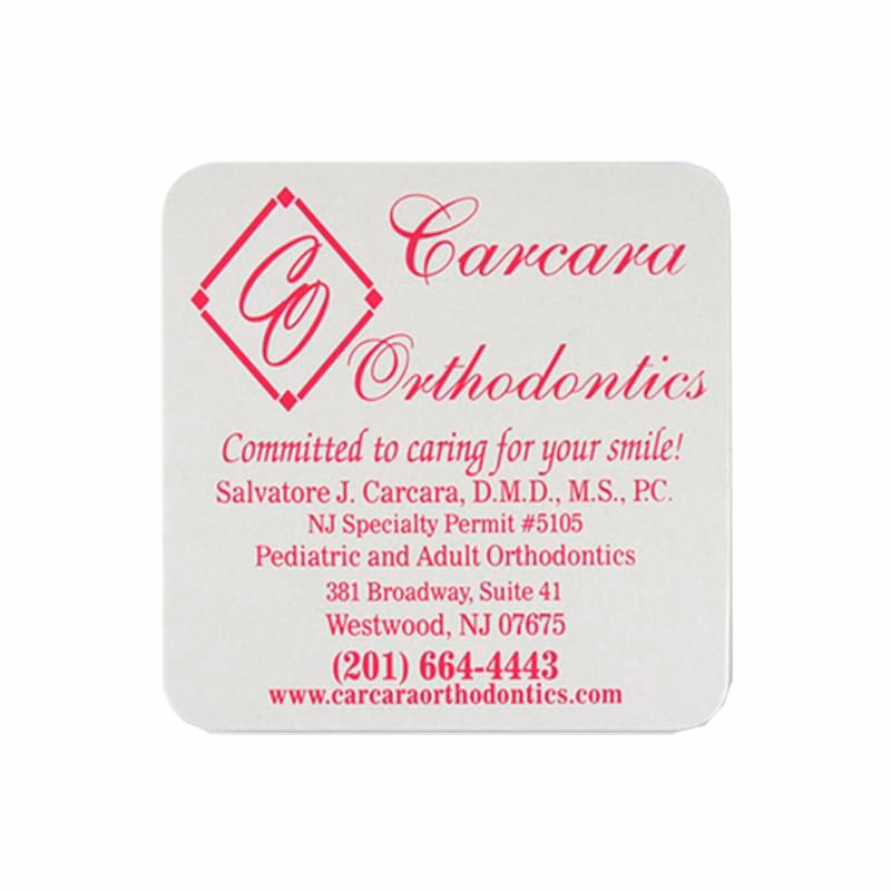 Pulp Coaster - 3.5" Square 40pt Lightweight Pulp Board