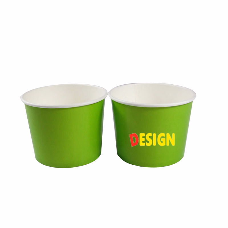 Customizabl Various Sizes Disposable Ice Cream Dessert Cup