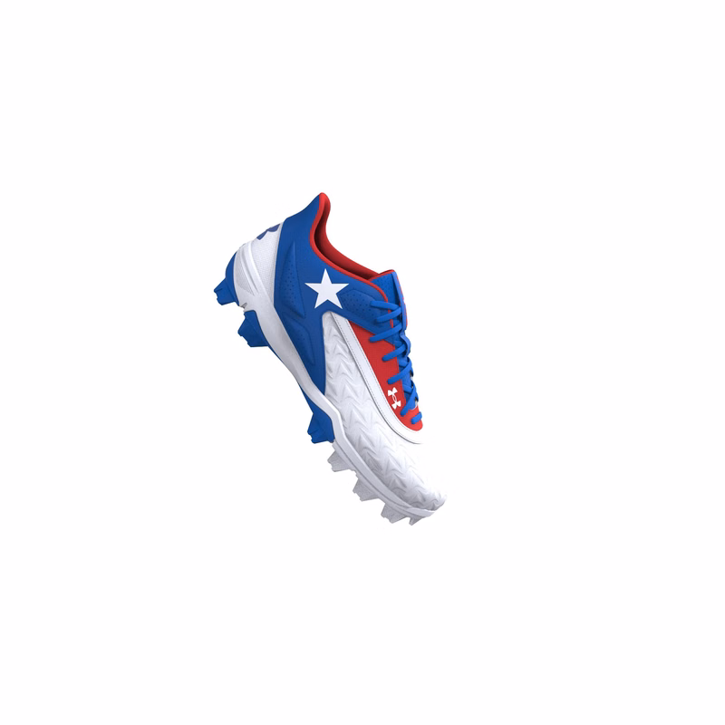 UA Leadoff Low RM Texas Jr. Boys' Baseball Cleats