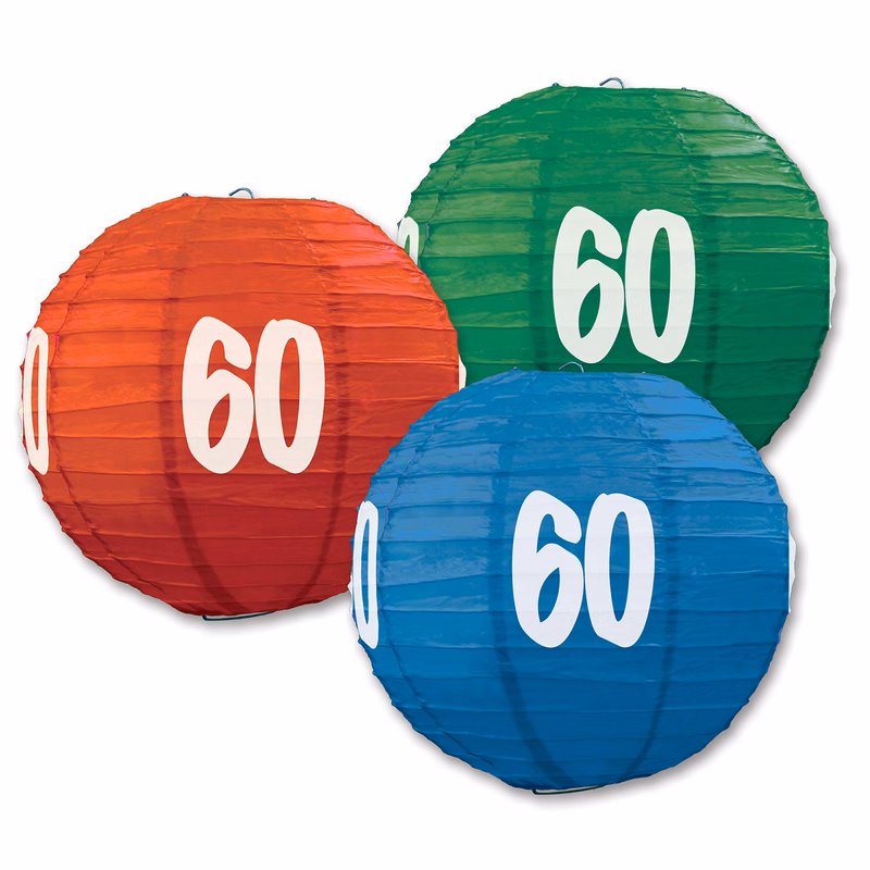 "60" Paper Lanterns