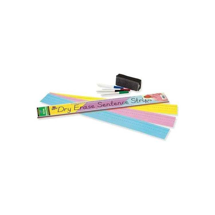 Pacon® Dry Erase Sentence Strips - 12 Pack 1