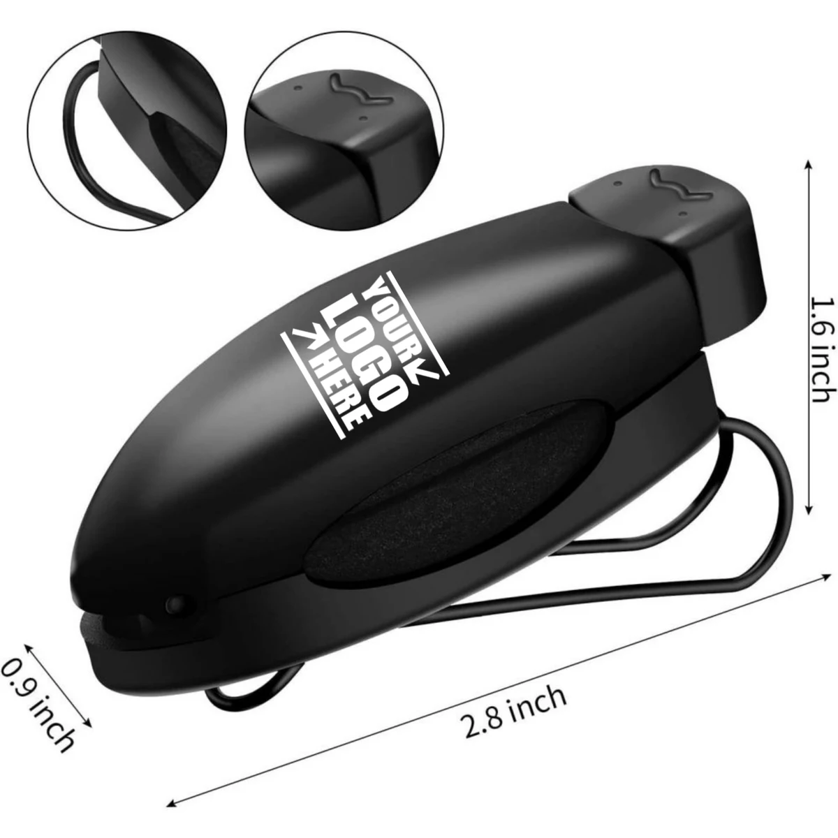 Ladybird Shape Vehicle-Mounted Sunglasses Clip 1