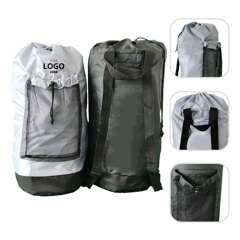 Laundry Backpack with Adjustable Straps