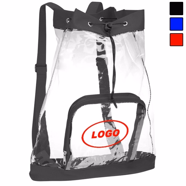 Clear Game Cinch Backpack