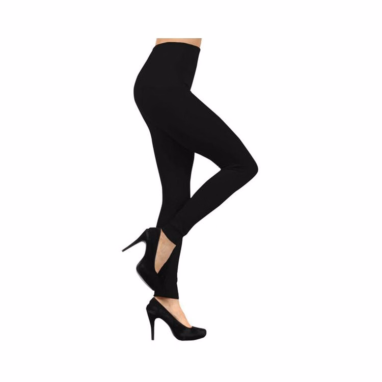 Fleece Leggings - Black Seamless One Size Fits Most
