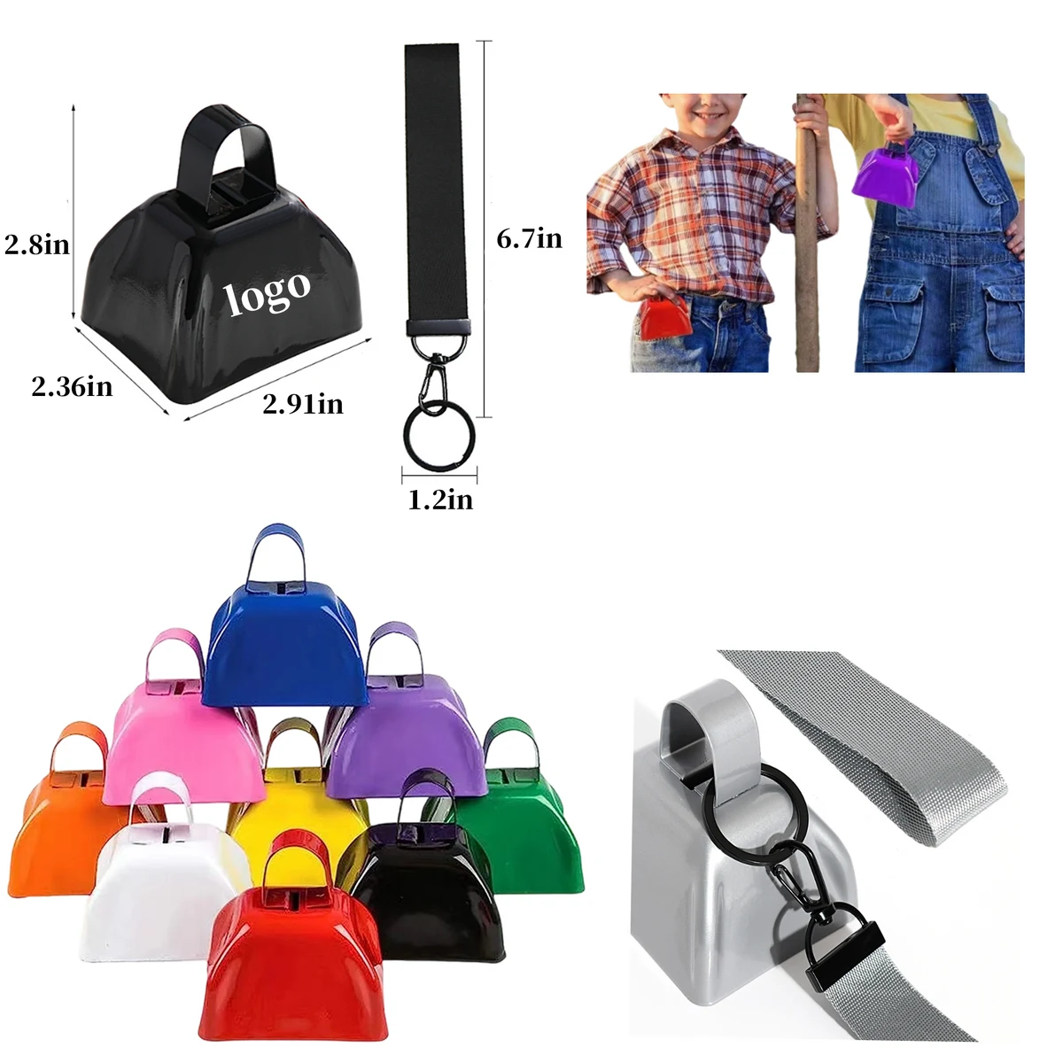 Three-Inch Cheer Wristband Bell For Sports Events 1