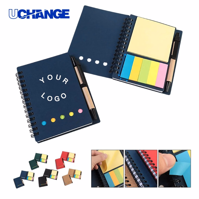 Sticky Note Book Organizer with Pen Holder