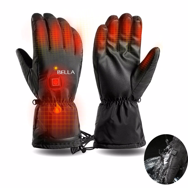Waterproof Touch Screen Electric Heated Gloves