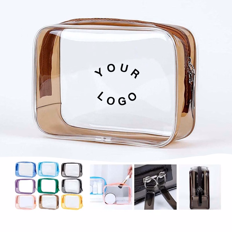 Clear PVC Makeup Bag for Toiletries and Travel