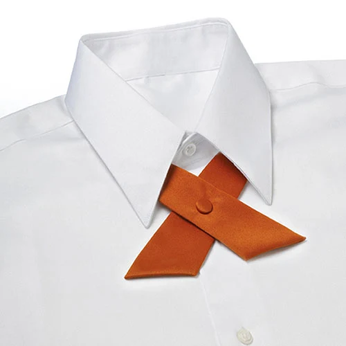 Orange Crossover Tie 1