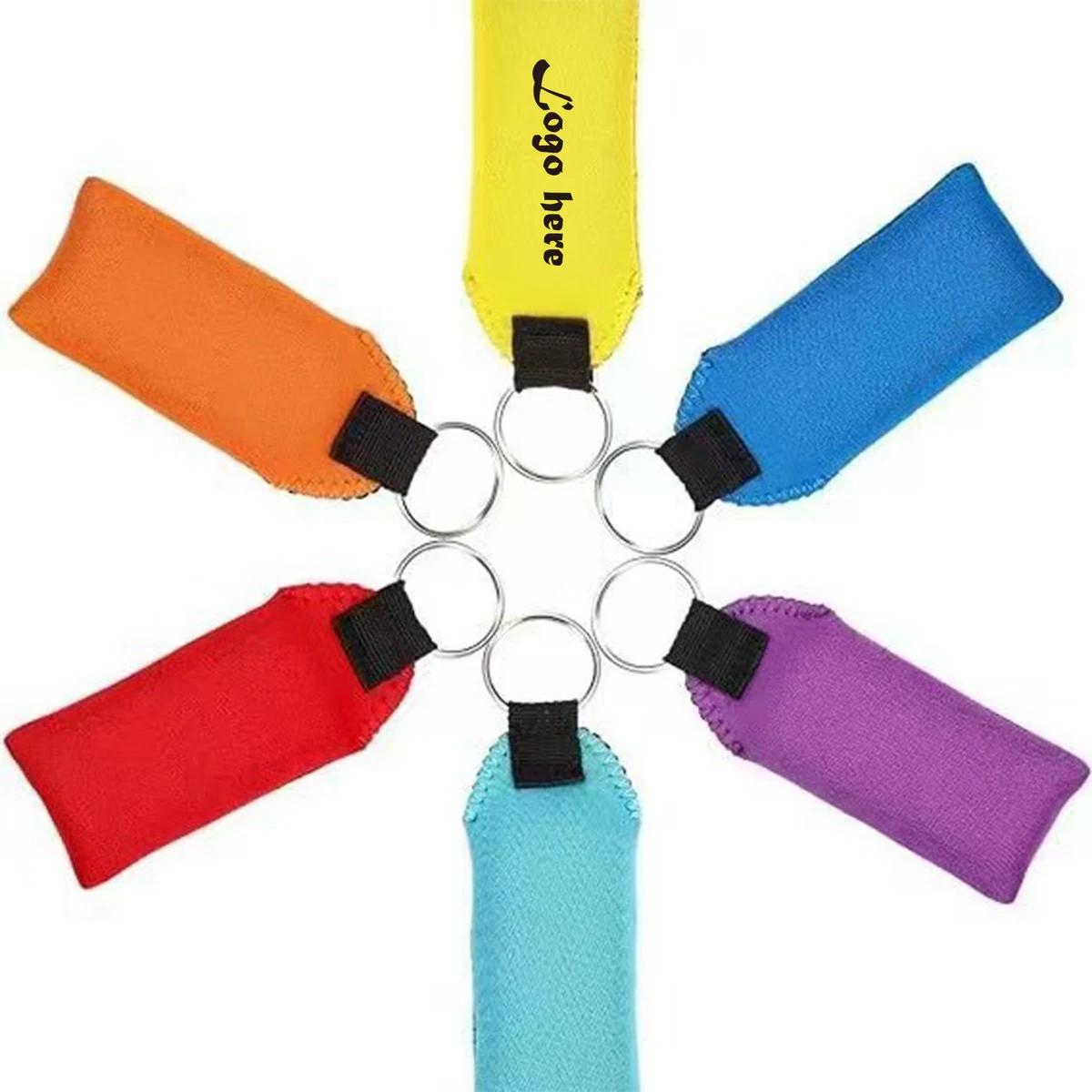 Water Sports Neoprene Floating Keychain Wrist Pendant 1