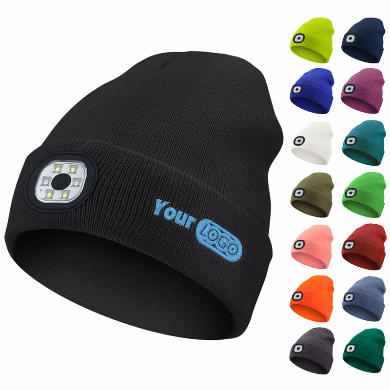 Acrylic Removable And Washable Rechargeable Led Lighting Cap