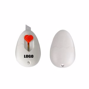 Mini Steel Carving Knife Detachable Blade Egg Shaped