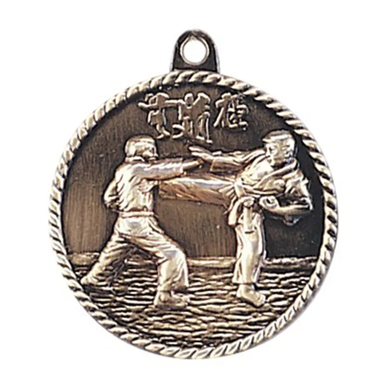 2" High Relief Medal-Martial Arts 1