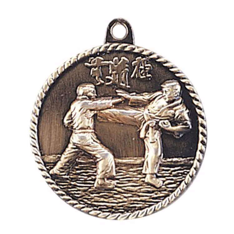 2" High Relief Medal-Martial Arts