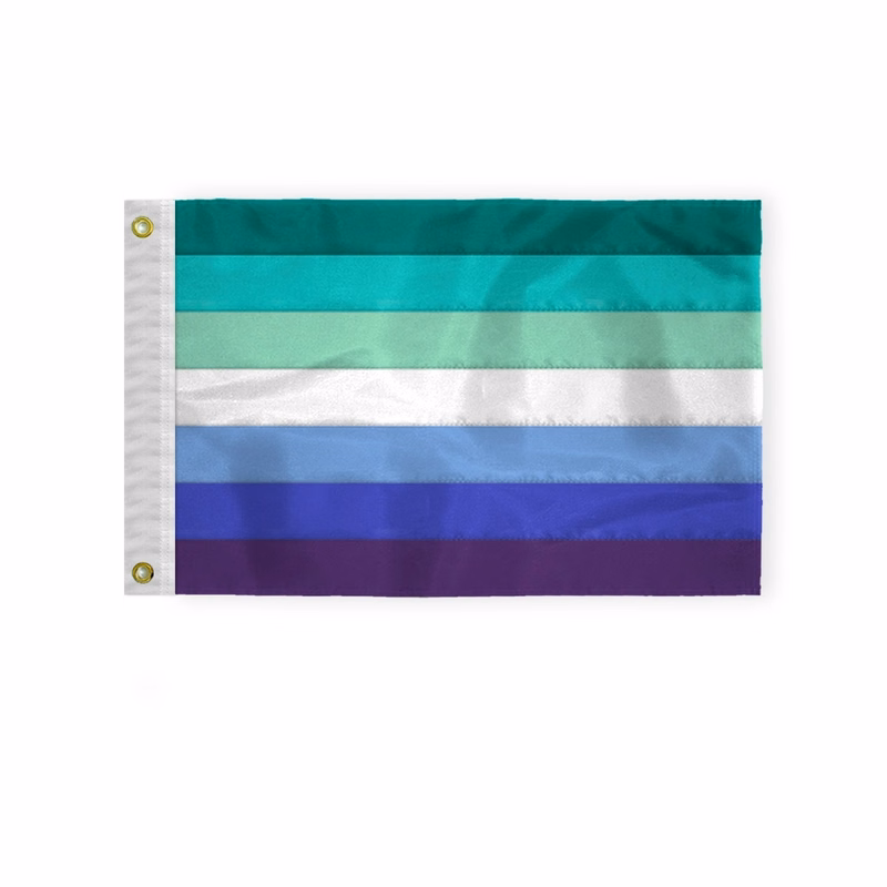 1ply Gay Men Deluxe Flag (Printed)