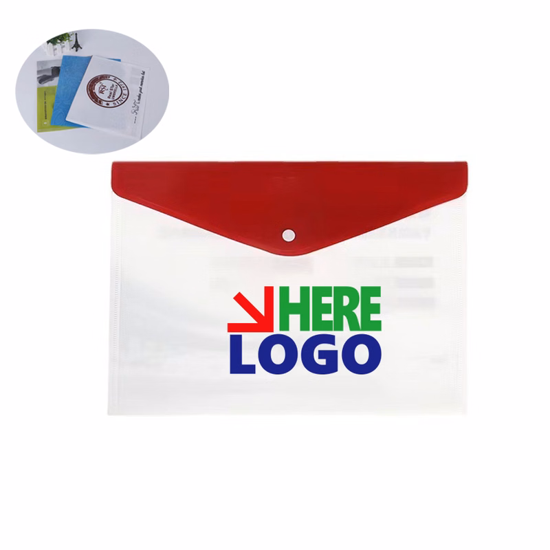 MOQ50 Waterproof Plastic A4 Size Document File Folder