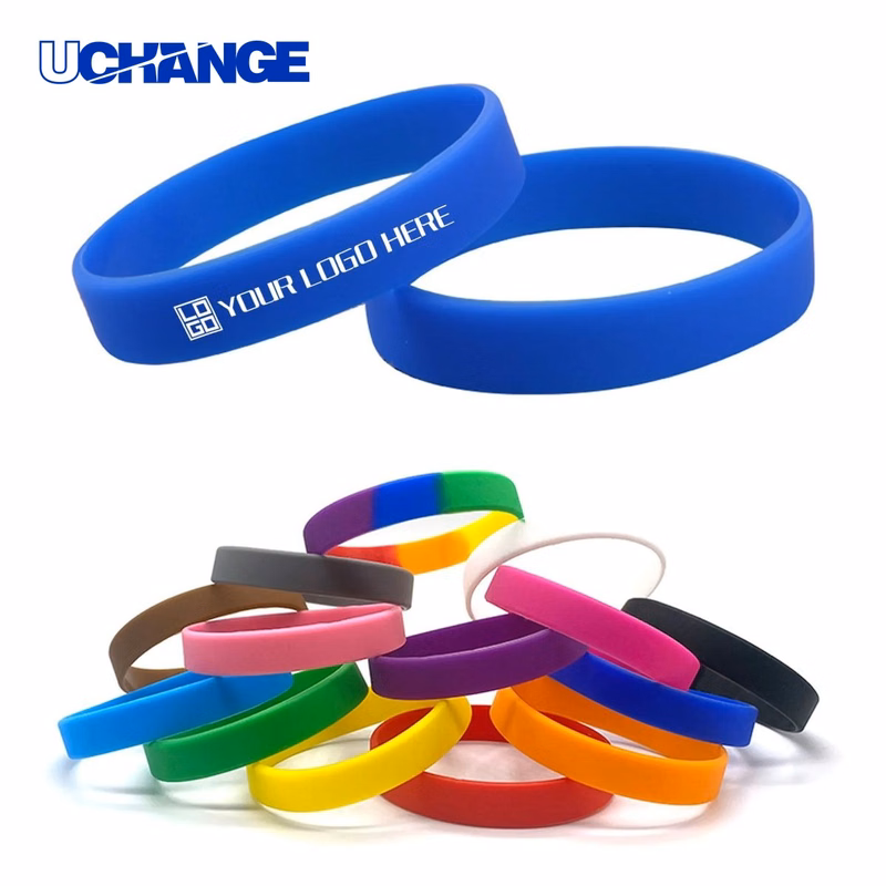 Custom Solid Color Silicone Wristband Accessory