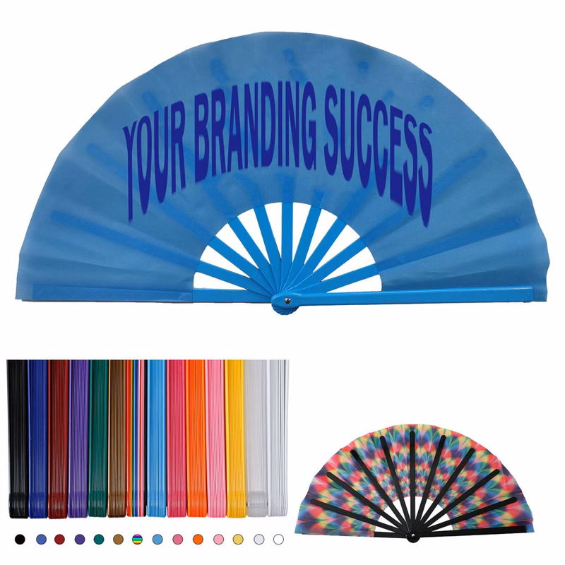 13" Foldable Handheld Kung Fu Fan