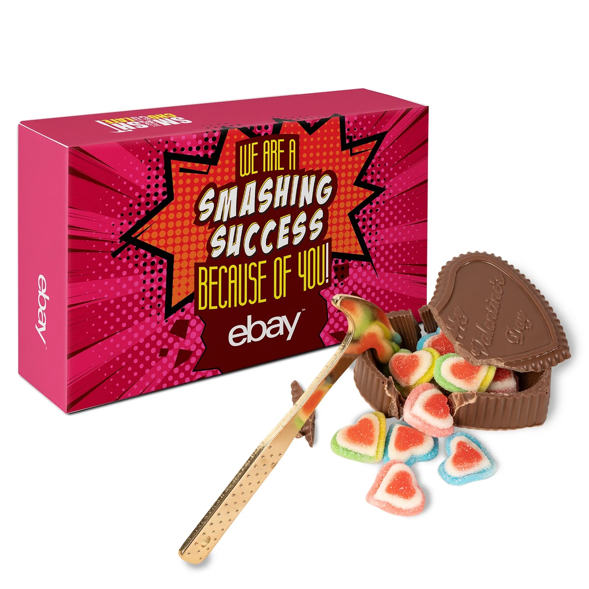 Clever Candy Smash Chocolate Heart with Triple Layer Hearts 1