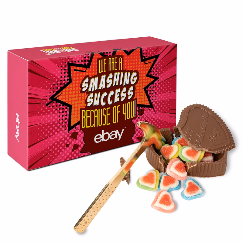 Clever Candy Smash Chocolate Heart with Triple Layer Hearts
